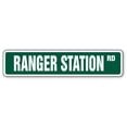 thumbnail image 1 of SignMission A-18-SS-Ranger Station Ranger Station Aluminum Street Sign for National Park Trail Camping Forest, 1 of 5
