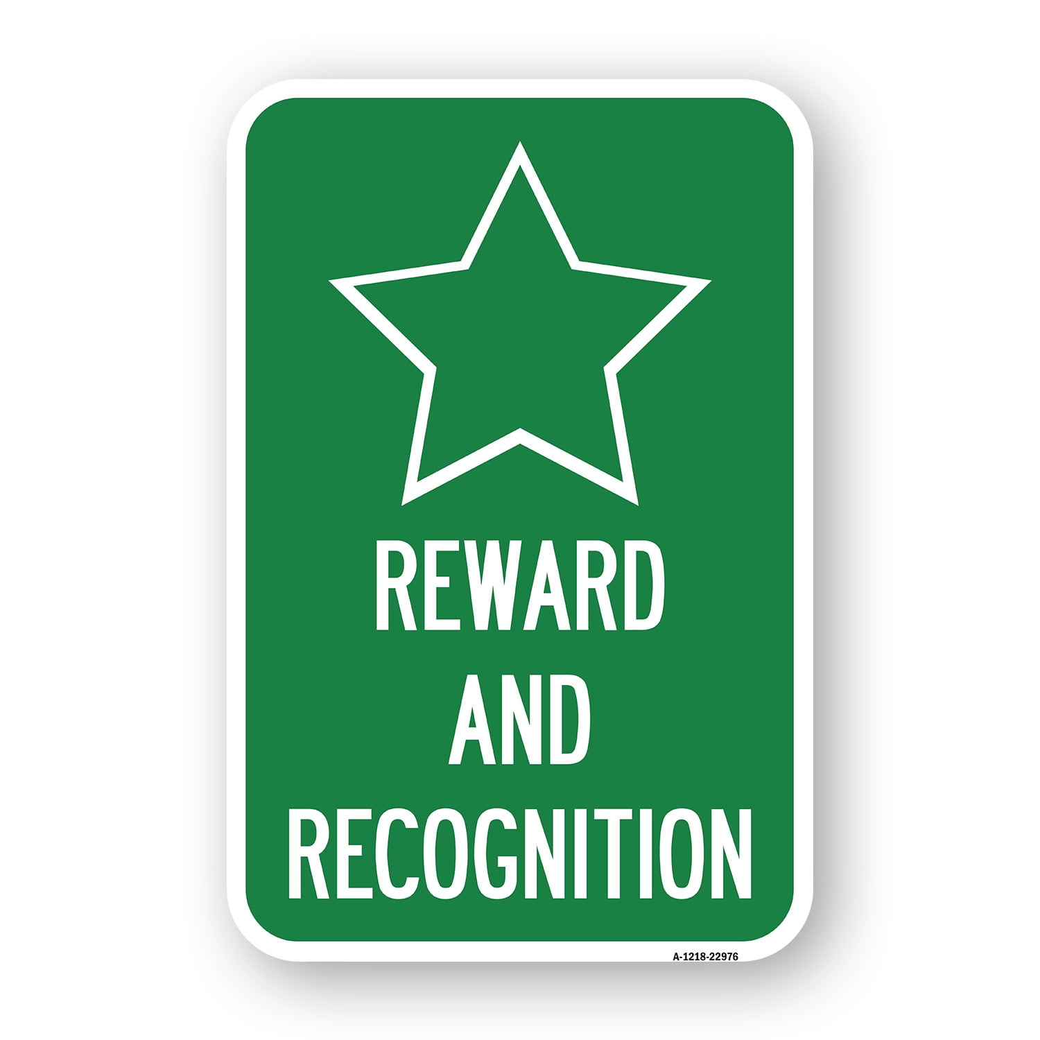 SignMission A-1824-22976 18 x 24 in. Aluminum Sign - Reward ...