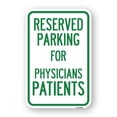 thumbnail image 1 of SignMission A-1824-23081 18 x 24 in. Aluminum Sign - Reserved Parking for Physicians Patients, 1 of 4