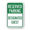 thumbnail image 1 of SignMission A-1824-23153 18 x 24 in. Aluminum Sign - Reserved Parking - Designated Guest, 1 of 4