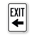 thumbnail image 1 of SignMission A-1824-23422 18 x 24 in. Aluminum Sign - Parking Lot Sign Exit Sign & Left Arrow, 1 of 4
