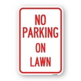 thumbnail image 1 of SignMission A-1824-23695 18 x 24 in. Aluminum Sign - No Parking on Lawn, 1 of 4