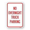 thumbnail image 1 of SignMission A-1824-23822 18 x 24 in. Aluminum Sign - No Overnight Truck Parking, 1 of 4