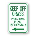 thumbnail image 1 of SignMission A-1824-23888 18 x 24 in. Aluminum Sign - Lawn Boss Sign Stake Kit, 1 of 4