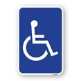 thumbnail image 1 of SignMission A-1824-23889 18 x 24 in. Aluminum Sign - Large Handicapped Symbol, 1 of 4