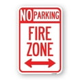 thumbnail image 1 of SignMission A-1824-23990 18 x 24 in. Aluminum Sign - Fire Lane with Bidirectional Arrow, 1 of 4