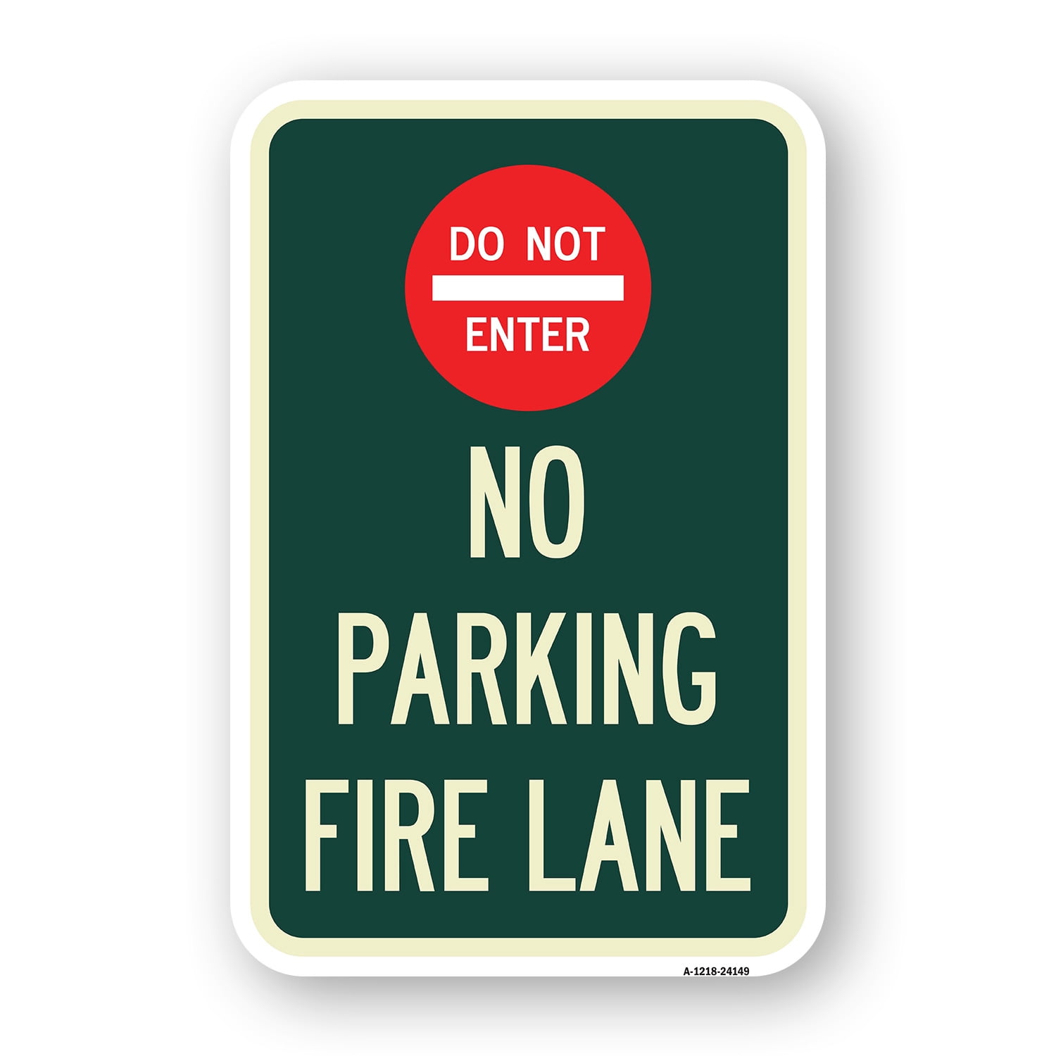 SignMission A-1824-24149 18 x 24 in. Aluminum Sign - Do Not Enter No ...