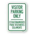 thumbnail image 1 of SignMission A-1824-24301 18 x 24 in. Aluminum Sign - Bilingual Reserved Parking Sign Visitor Parking Only - Estacionamiento Para Visitantes Solamente, 1 of 4