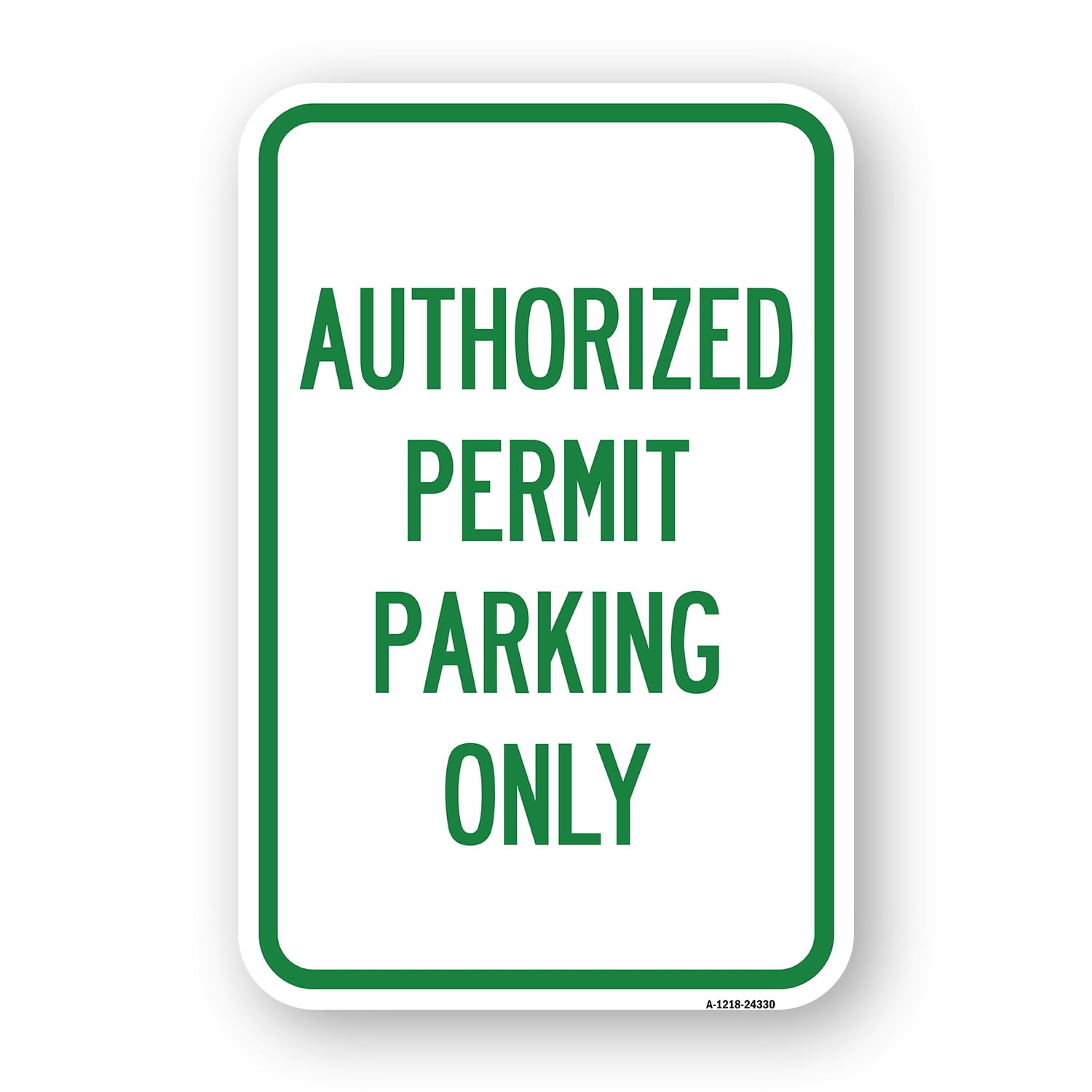 SignMission A-1824-24330 18 x 24 in. Aluminum Sign - Authorized Permit ...