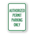 thumbnail image 1 of SignMission A-1824-24330 18 x 24 in. Aluminum Sign - Authorized Permit Parking Only, 1 of 4