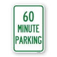 thumbnail image 1 of SignMission A-1824-24367 18 x 24 in. Aluminum Sign - 60 Minute Parking, 1 of 4