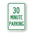 thumbnail image 1 of SignMission A-1824-24427 18 x 24 in. Aluminum Sign - 30 Minute Parking, 1 of 4
