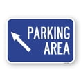 thumbnail image 1 of SignMission A-1824-24614 18 x 24 in. Aluminum Sign - Parking Area with Up Left Arrow Symbol, 1 of 4