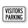 thumbnail image 1 of Visitors Parking | 18" X 24" Heavy-Gauge Aluminum Rust Proof Parking Sign | Protect Your Business & Municipality | Made in The USA, 1 of 4