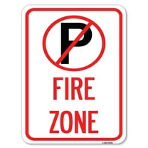 SignMission A-1824-24653 18 x 24 in. Aluminum Sign - Parking Sign - No Parking Symbol