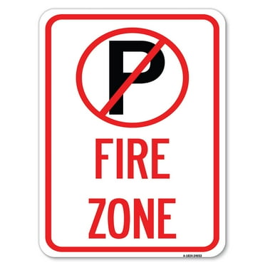SignMission A-1824-24653 18 x 24 in. Aluminum Sign - Parking Sign - No Parking Symbol