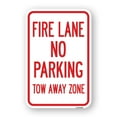 thumbnail image 1 of SignMission A-1824-25195 18 x 24 in. Aluminum Sign - Fire Lane No Parking Tow Away Zone, 1 of 4