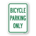 thumbnail image 1 of SignMission A-1824-25291 18 x 24 in. Aluminum Sign - Bicycle Parking Only, 1 of 4