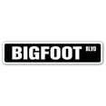 thumbnail image 1 of SignMission A-24-SS-Bigfoot Bigfoot Aluminum Street Sign for Sasquatch Folklore Hairy Large Ape, 1 of 5