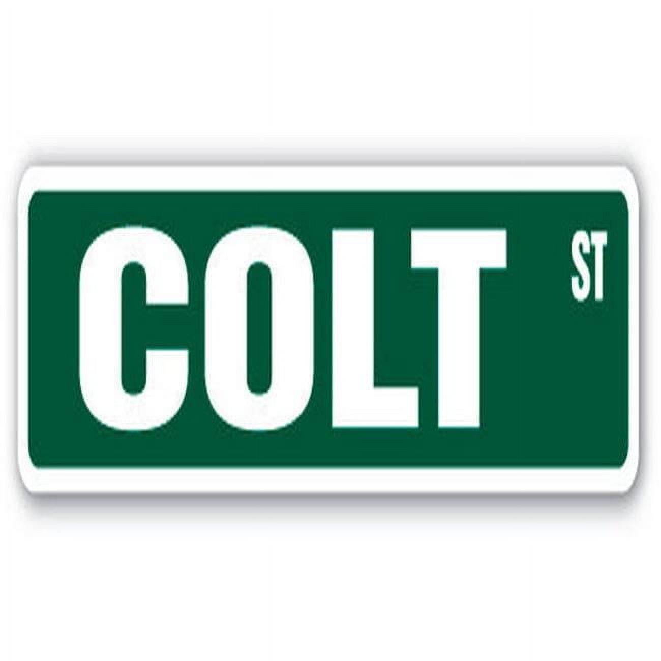 SignMission A-24-SS-COLT 24 in. Colt Aluminum Street Sign - Childrens ...