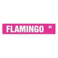 thumbnail image 1 of SignMission  Flamingo Aluminum Street Sign for New Pink Flamingos Lover Bird, 1 of 2