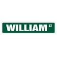 thumbnail image 1 of WILLIAM Aluminum Street Sign Childrens Name Room Metal Sign | Indoor/Outdoor |  24" Wide, 1 of 3