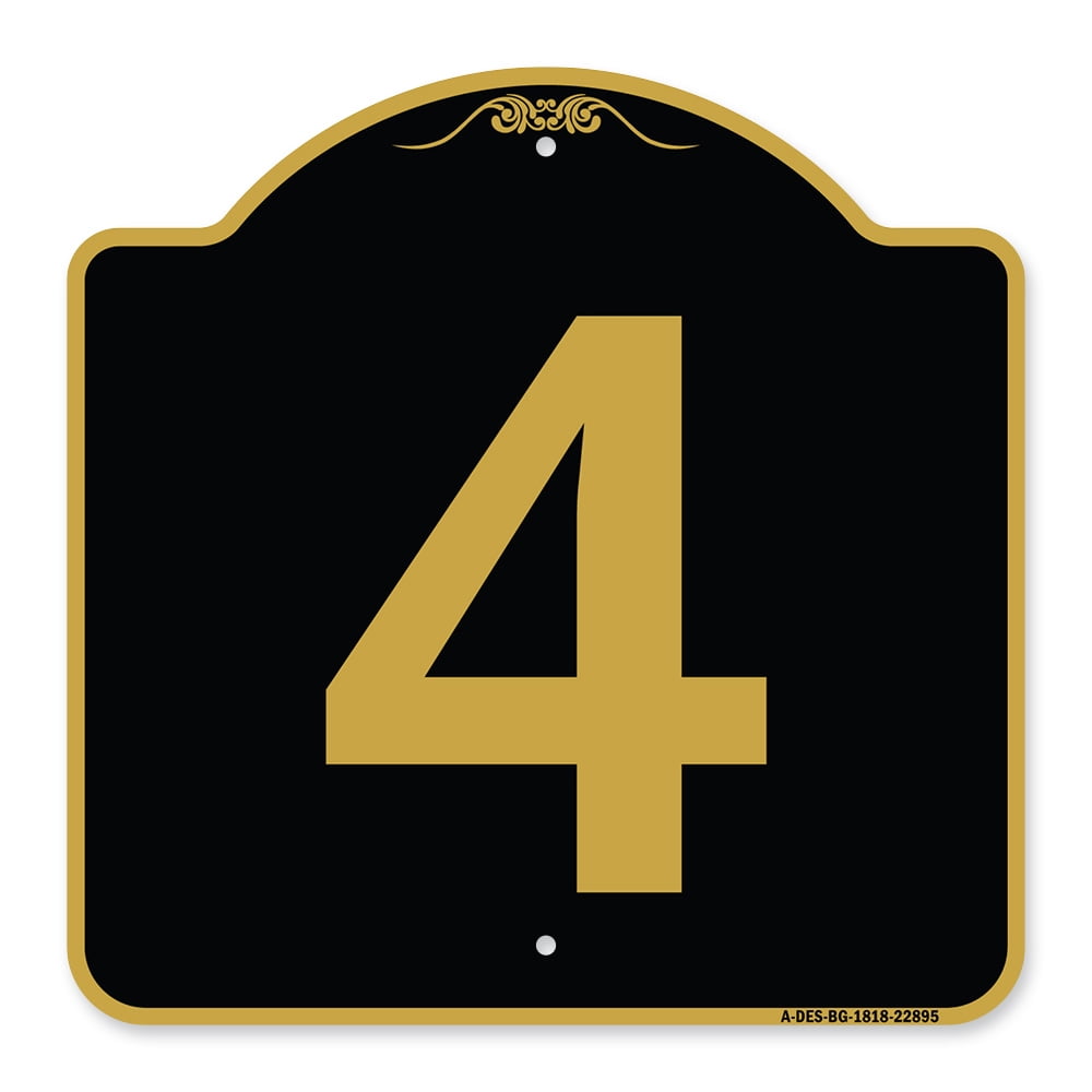 SignMission A-DES-BG-1818-22895 18 x 18 in. Designer Series Sign - Sign ...