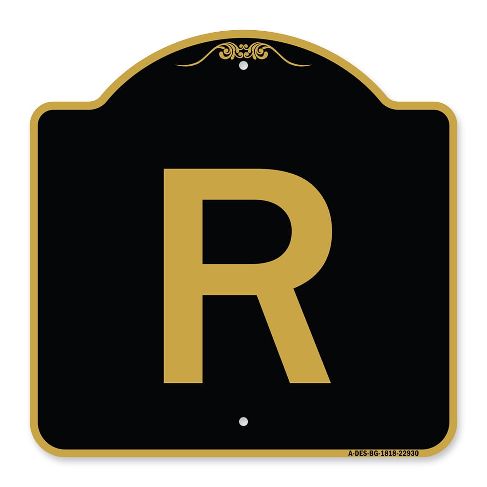 SignMission A-DES-BG-1818-22930 18 x 18 in. Designer Series Sign - Sign ...