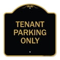 thumbnail image 1 of SignMission A-DES-BG-1818-23032 18 x 18 in. Designer Series Sign - Reserved Parking Sign Tenant Parking Only, Black & Gold, 1 of 4