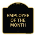 thumbnail image 1 of SignMission A-DES-BG-1818-23351 18 x 18 in. Designer Series Sign - Parking Stencil, Black & Gold, 1 of 4