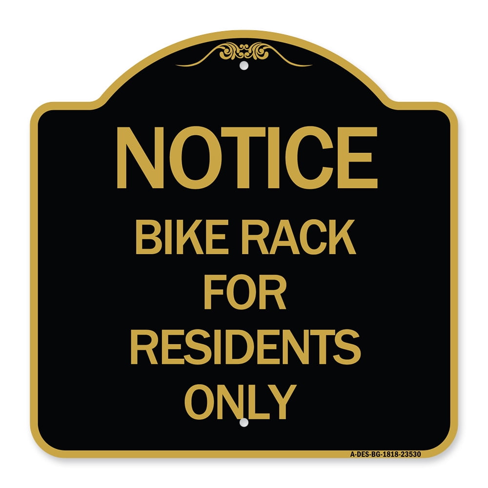 SignMission A-DES-BG-1818-23530 18 x 18 in. Designer Series Sign ...