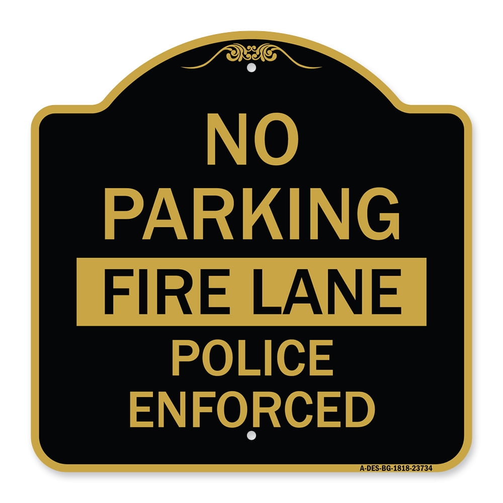 SignMission A-DES-BG-1818-23734 18 x 18 in. Designer Series Sign - No ...