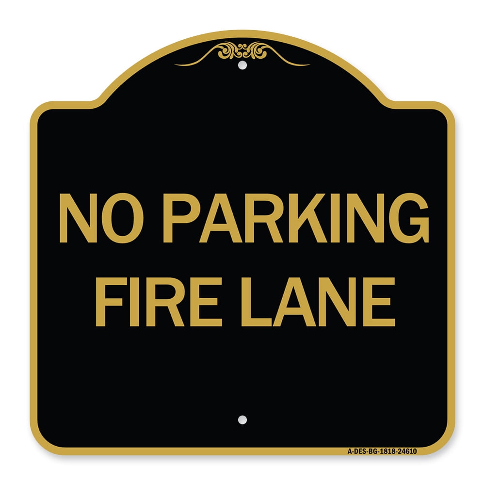 SignMission A-DES-BG-1818-24610 18 x 18 in. Designer Series Sign ...