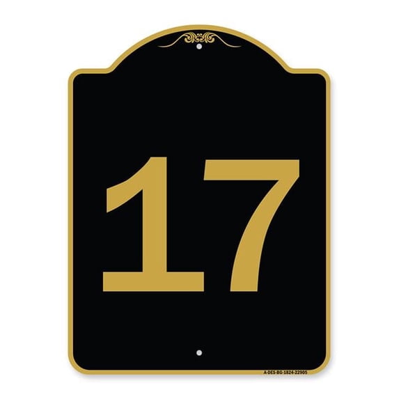 SignMission A-DES-BG-1824-22905 18 x 24 in. Designer Series Sign - Sign ...