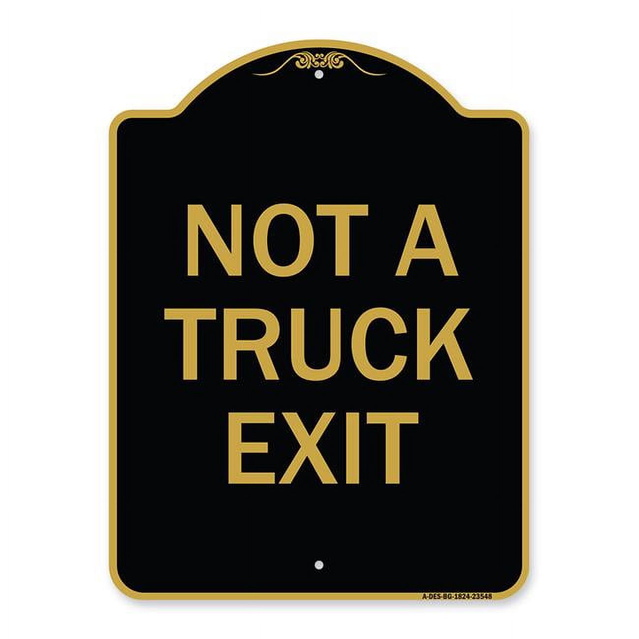 SignMission A-DES-BG-1824-23548 18 x 24 in. Designer Series Sign - Not ...