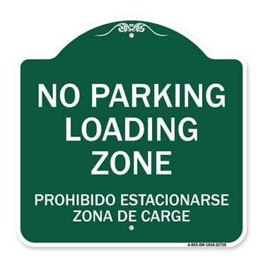 SignMission A-DES-GW-1818-22710 18 x 18 in. Designer Series Sign - Warning Unauthorized Vehicles Will Be Towed&#44; Green & White