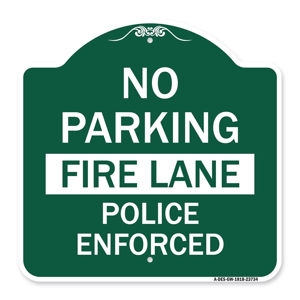 SignMission A-DES-GW-1818-23734 18 x 18 in. Designer Series Sign - No ...