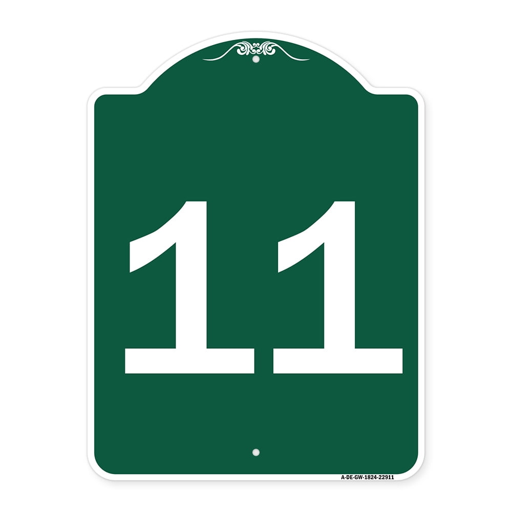 SignMission A-DES-GW-1824-22911 18 x 24 in. Designer Series Sign - Sign ...