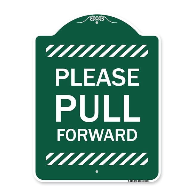 SignMission A-DES-GW-1824-23284 18 x 24 in. Designer Series Sign ...