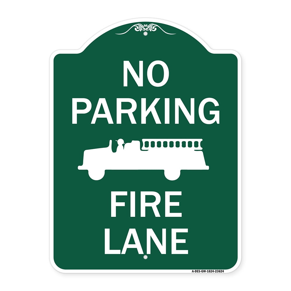 SignMission A-DES-GW-1824-23624 18 x 24 in. Designer Series Sign - No ...