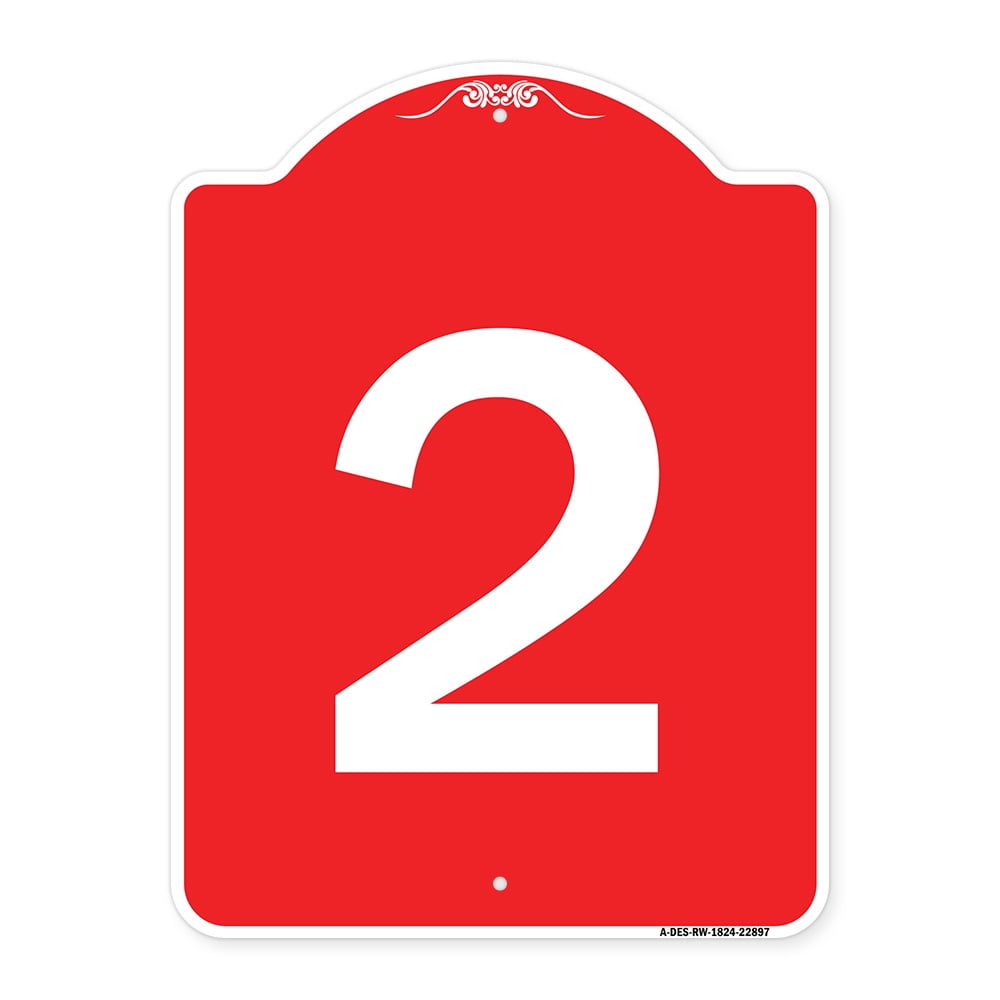 SignMission A-DES-RW-1824-22897 18 x 24 in. Designer Series Sign - Sign ...