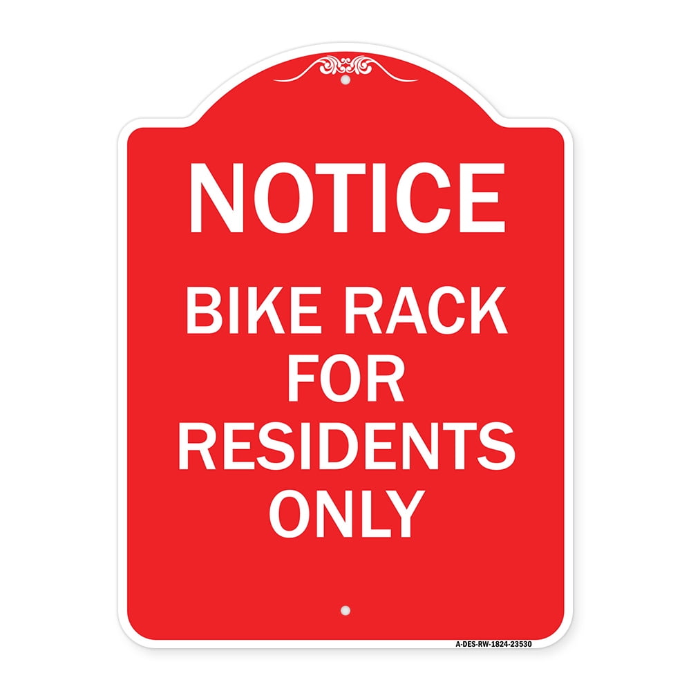 SignMission A-DES-RW-1824-23530 18 x 24 in. Designer Series Sign ...