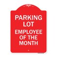 thumbnail image 1 of SignMission A-DES-RW-1824-24105 18 x 24 in. Designer Series Sign - Employee of the Month , Red & White, 1 of 4