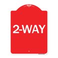 thumbnail image 1 of SignMission A-DES-RW-1824-24495 18 x 24 in. Designer Series Sign - 2-Way, Red & White, 1 of 4
