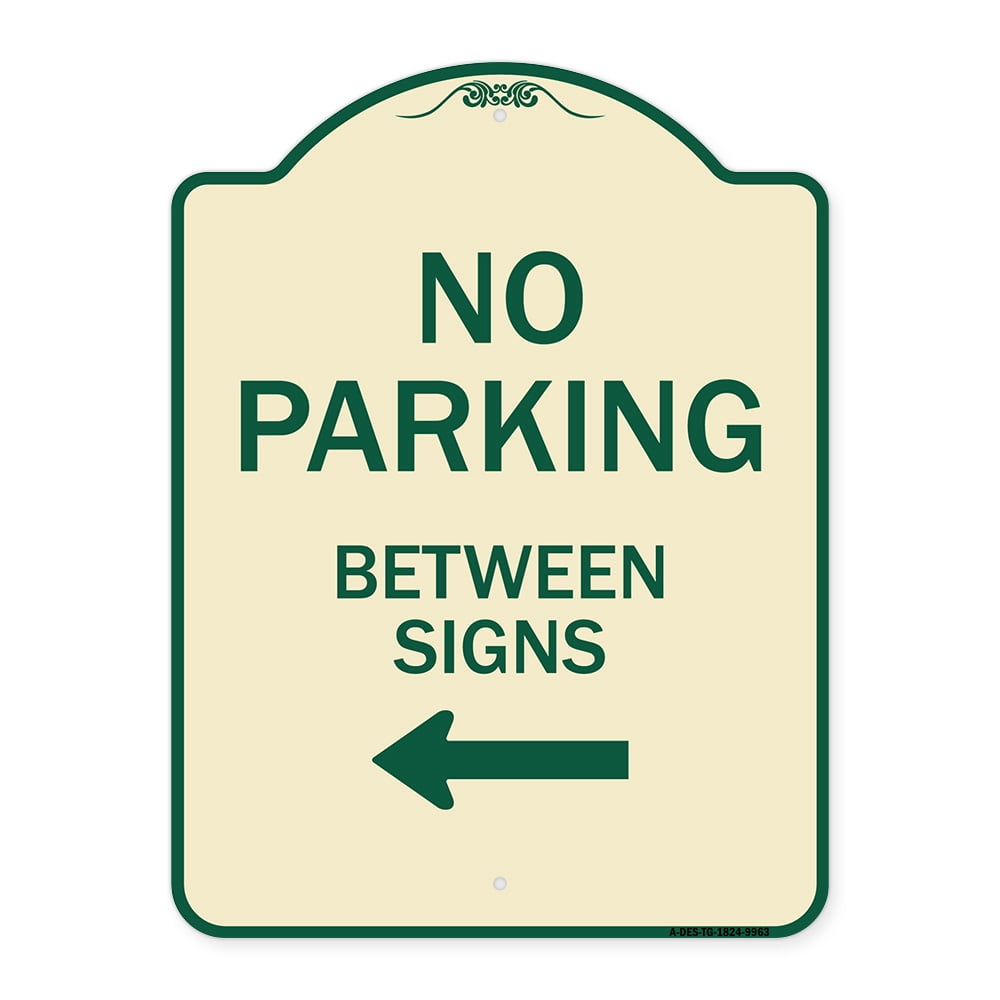 Tg Sign SignMission A-DES-TG-1824-9963 18 x 24 in. Designer Series Sign - No ...