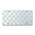 thumbnail image 1 of Diamond Plate Aluminum License Plate| License Plate 12" X 6" Fits Any Car, Truck, SUV, RV, or Trailer | Made in The USA, 1 of 3