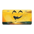 thumbnail image 1 of SignMission A-LP-03-179 Dolphin Smiley Aluminum License Plate, 1 of 3