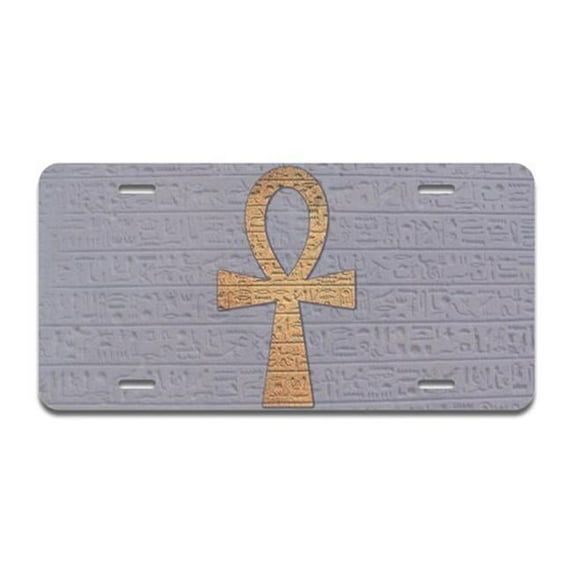 Ankh Aluminum License Plate| License Plate 12" X 6" Fits Any Car, Truck, SUV, RV, or Trailer | Made in The USA
