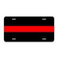 thumbnail image 1 of SignMission A-LP-03-582 Thin Red Line Simple Aluminum License Plate, 1 of 3