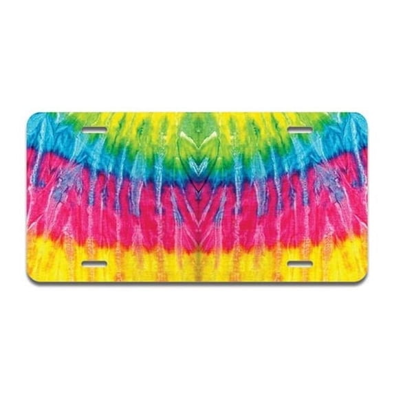 SignMission A-LP-03-588 Aluminum License Plate - Tie Dye 2